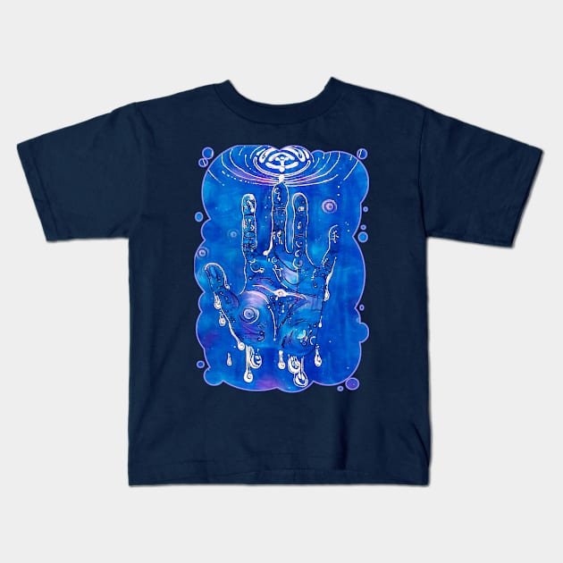 Magic Hand Kids T-Shirt by Severinochka